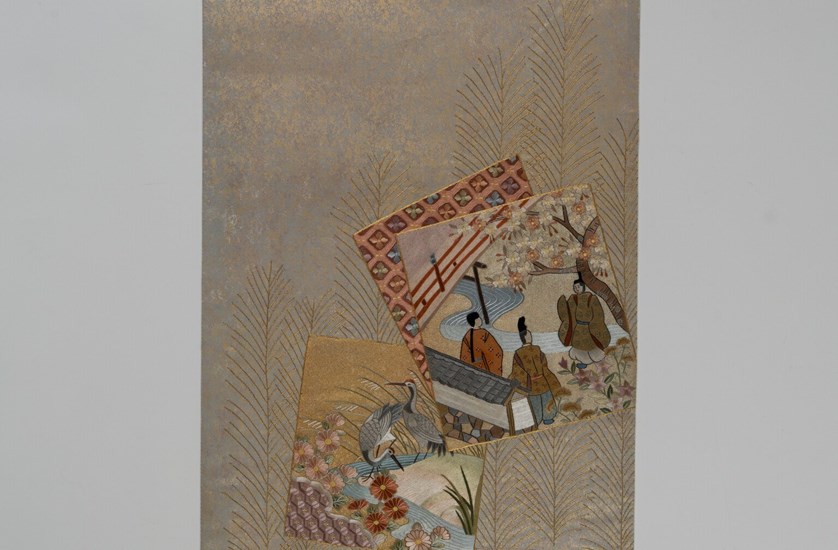 The Heian Monogatari, Court Vignettes in Pale Gold